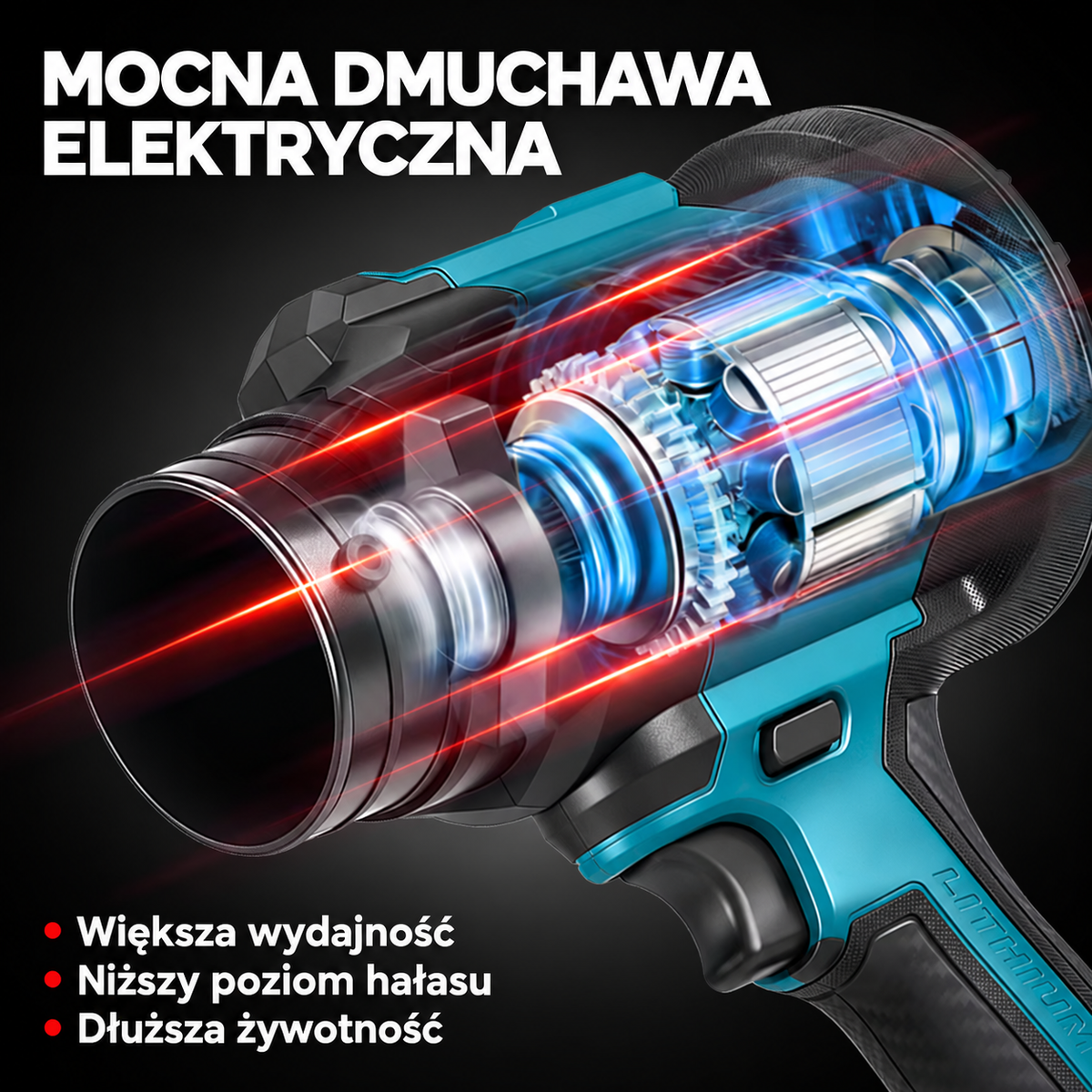 Turbo dmuchawa ONEVAN – potężny nadmuch i funkcja zasysania